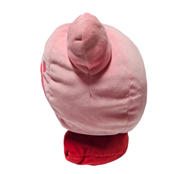 Tomy Club Mocchi Mocchi Inhaling Kirby 14 in Large Squishy Plush Stuffed Animal - Picture 2 of 7